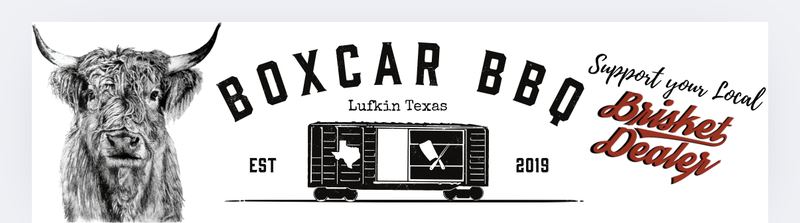 Support Your Local Brisket Dealer sticker design